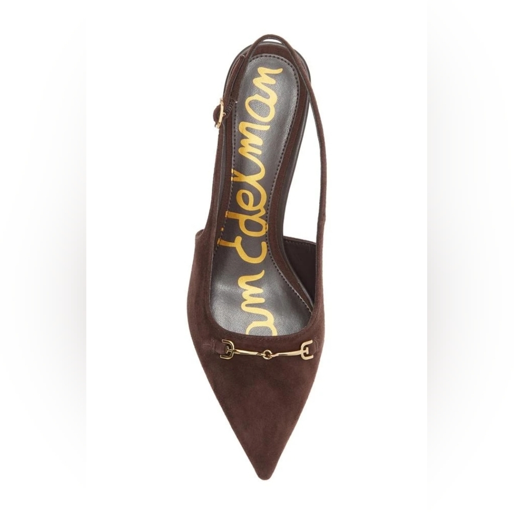 Sam Edelman Women’s Farrah Kitten Heel Pointed Toe Slingback Pump. Size 11. - Picture 2 of 7